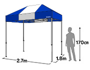 クイックテント（1.8×2.7m）