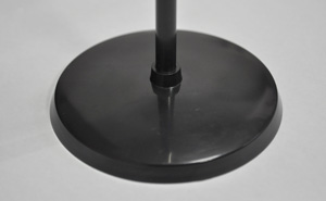 ミニのぼり用台座付ポール：黒(110×320)｜のぼり屋さんドットコム